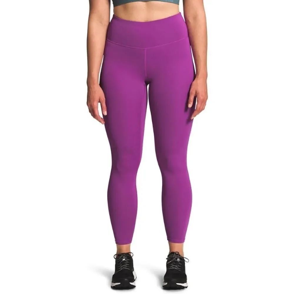 The North Face Elevation 7/8 Length Leggings Purple Cactus Flower Size Medium